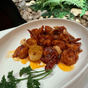 Los clásicos langostinos Kung Pao