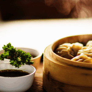 Xiao Long Bao clásico de cerdo ibérico en su jugo